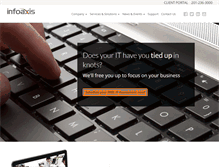 Tablet Screenshot of infoaxis.com